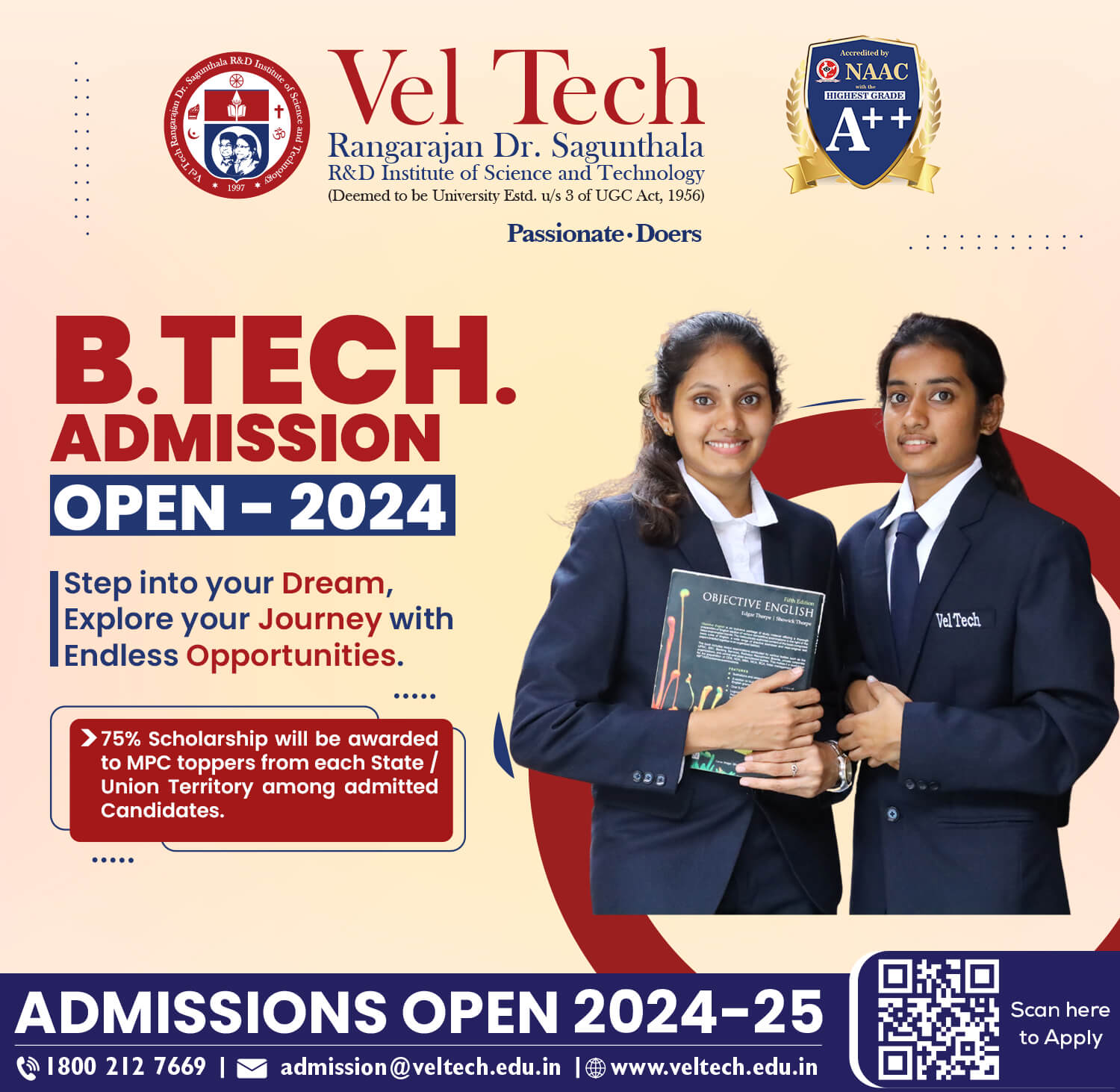 VTUEEE 2025 B.Tech. Admission