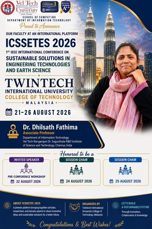 IEEE ICSSETES 2026 Malaysia - Dr. Dhilsath Fathima