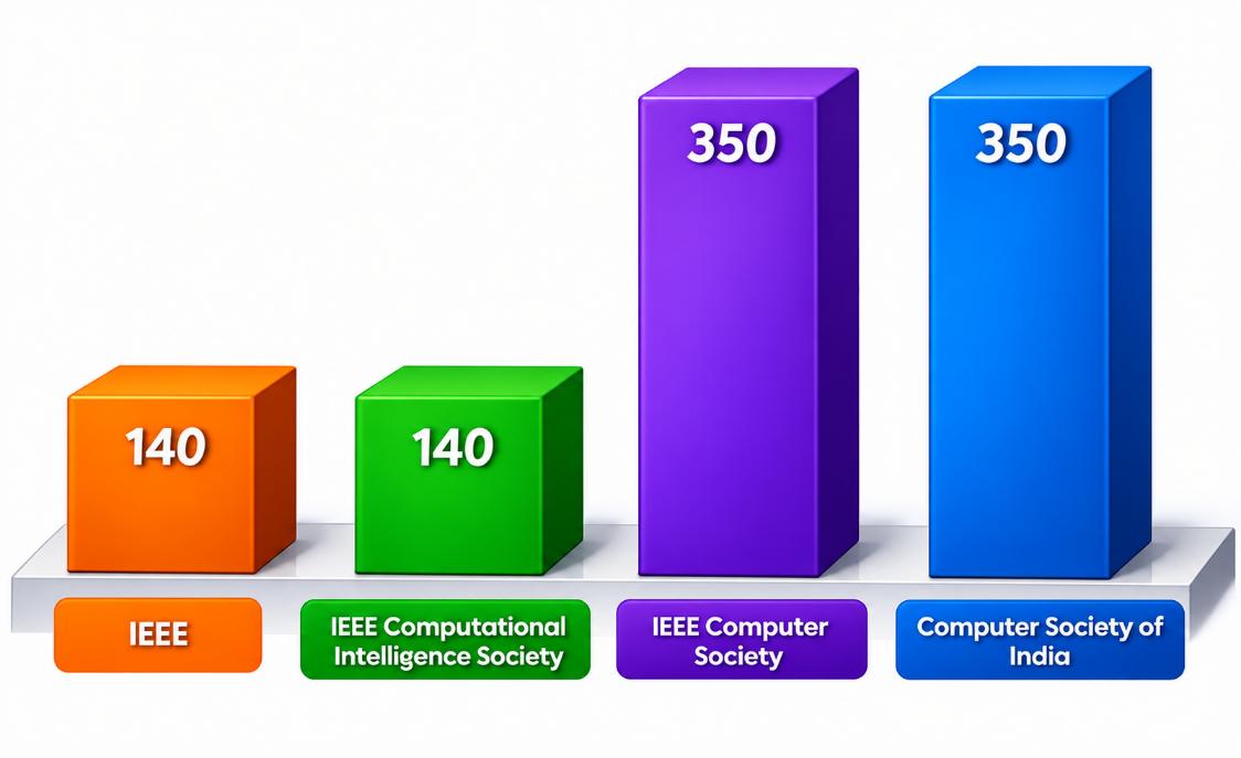 Student Involvement in Professional Society Activities Bar Chart