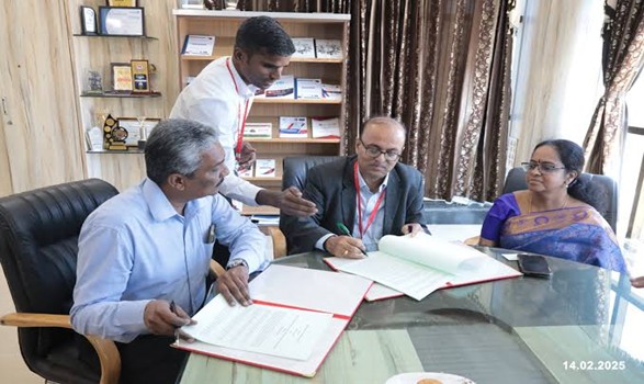 MoU signing ceremony between Vel Tech and Wipro